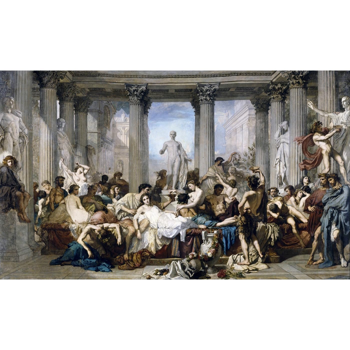 Impression giclée Couture Romains pendant la décadence affiche poster art 61x81cm - 2