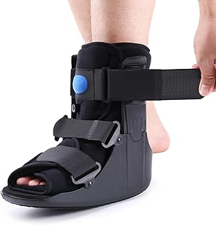 Inflatable Walking Boot, Air Cam Walker Fracture Boot Orthopaedic boot for Sprained Ankle, Short