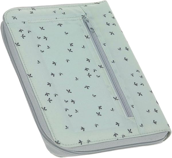 Lässig Trousse à Crayons Casual Document Pouch Floral Mint Bleu - 4