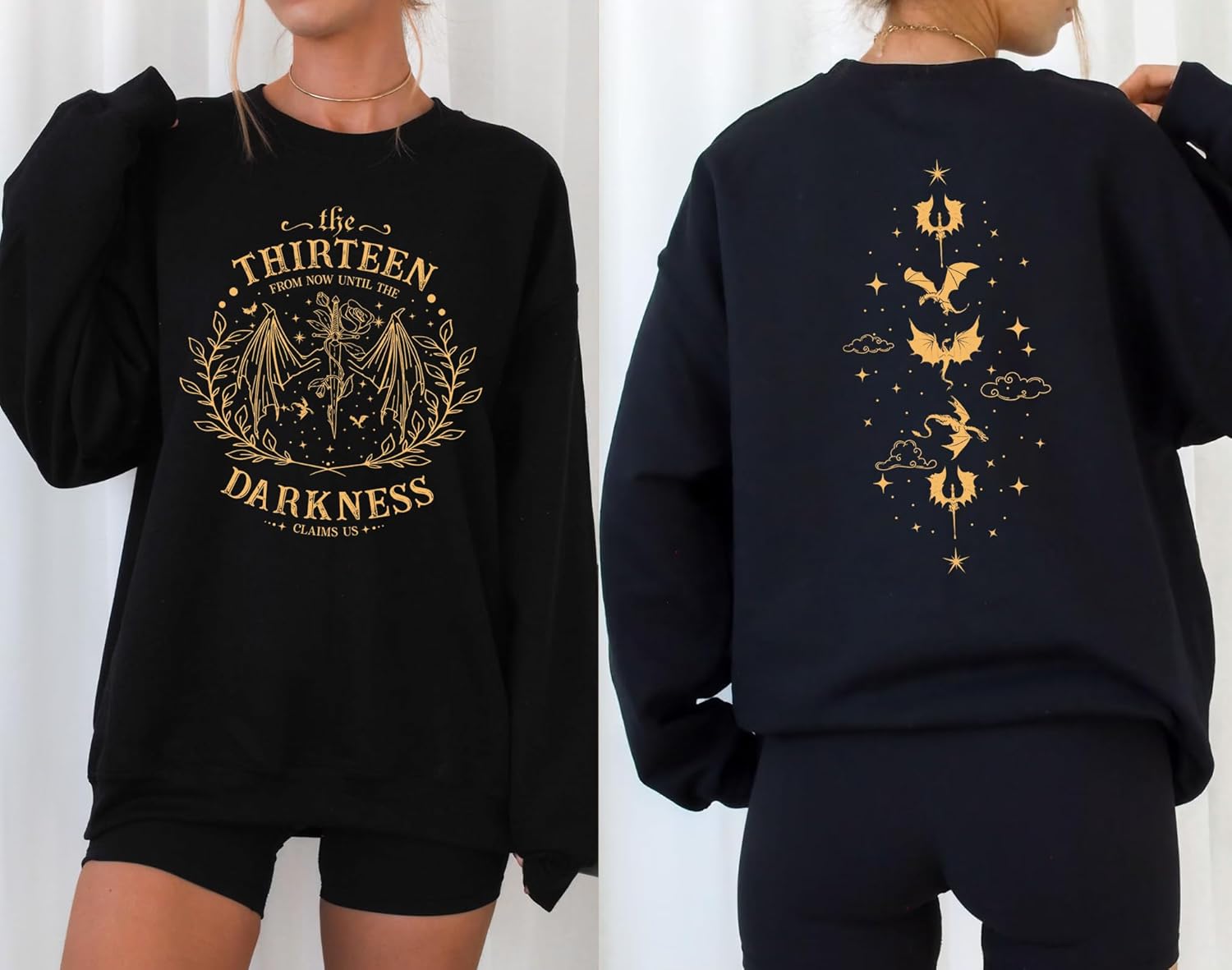 The Thirteen Throne of Glass Sweatshirt - from Now Until The Darkness Claims Us Sjm Sweater - Image 6