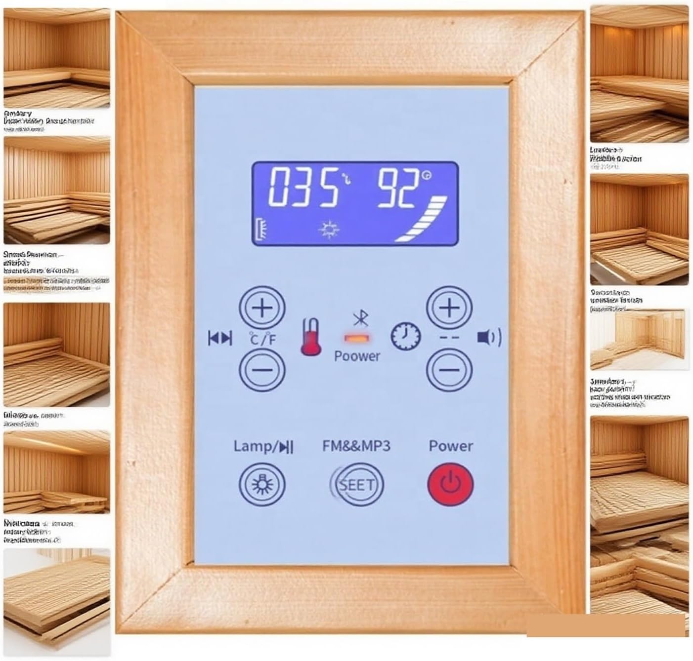 Sauna Heater USB Infrared Sauna Parts Control Panel