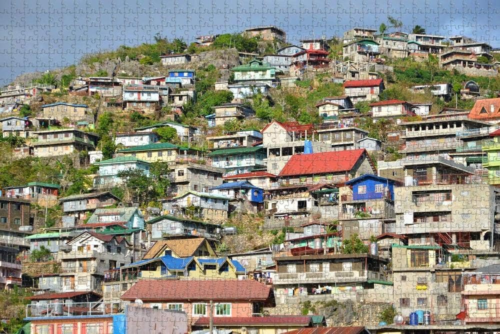 Philippines Baguio Jigsaw Puzzle for Adults 1000 Piece Wooden Travel Gift Souvenir