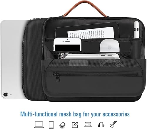 Miniatura 4 de FINPAC - Funda para laptop de 12.9 a 13 pulgadas, maletín para MacBook Pro, MacBook Air, iPad ProAir 12.9-13