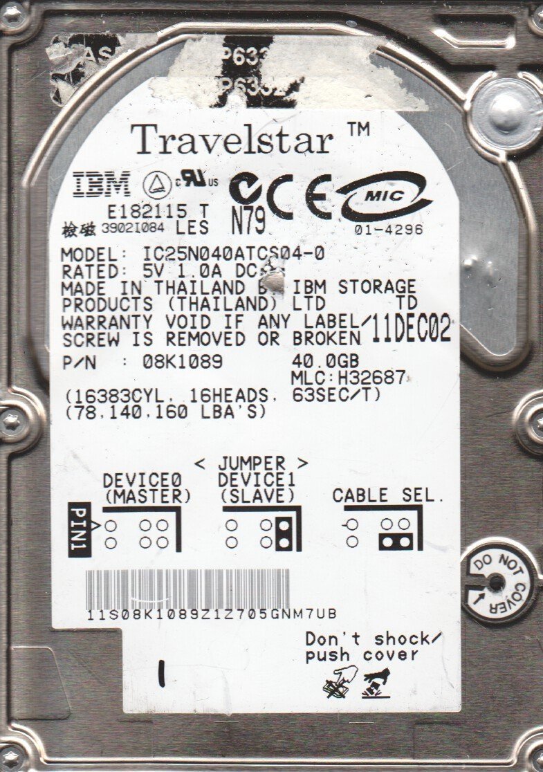IC25N040ATCS04-0 HITACHI 40GB 5400prm 2.5インチ IDE  wyw801m IC25N040ATCS04-0 HITACHI 40GB 5400prm 2.5インチ IDE wyw801m