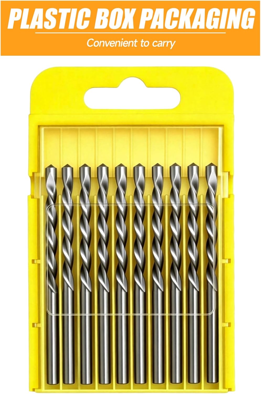 10PCS 1/8-Inch Drywall Guidepoint Cutting Bits For Cutting Drywall, High Speed Steel, Use with Spiral Saw(Only Router Bit)