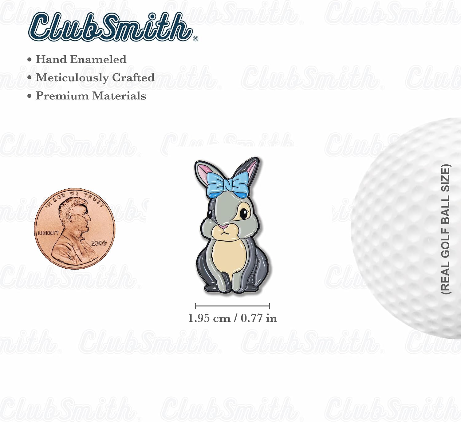 ClubSmith® Animal Golf Ball Marker with Magnetic Hat Clip, Funny Cute Cat & Dog, Premium Alignment Putting Mark, Golf Accessories & Gifts for Men and Women image 3