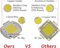 Vista 8 de Chip LED de alta potencia de 100W., 100.00watts, 34.0 volts