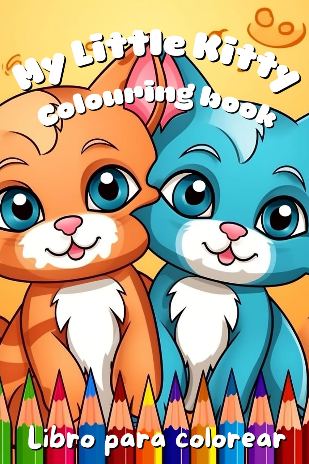 My Little Kitty: Libro para colorear Libro para colorear con pegatinas incluidas Top Model 12714 Kitty and Doggy