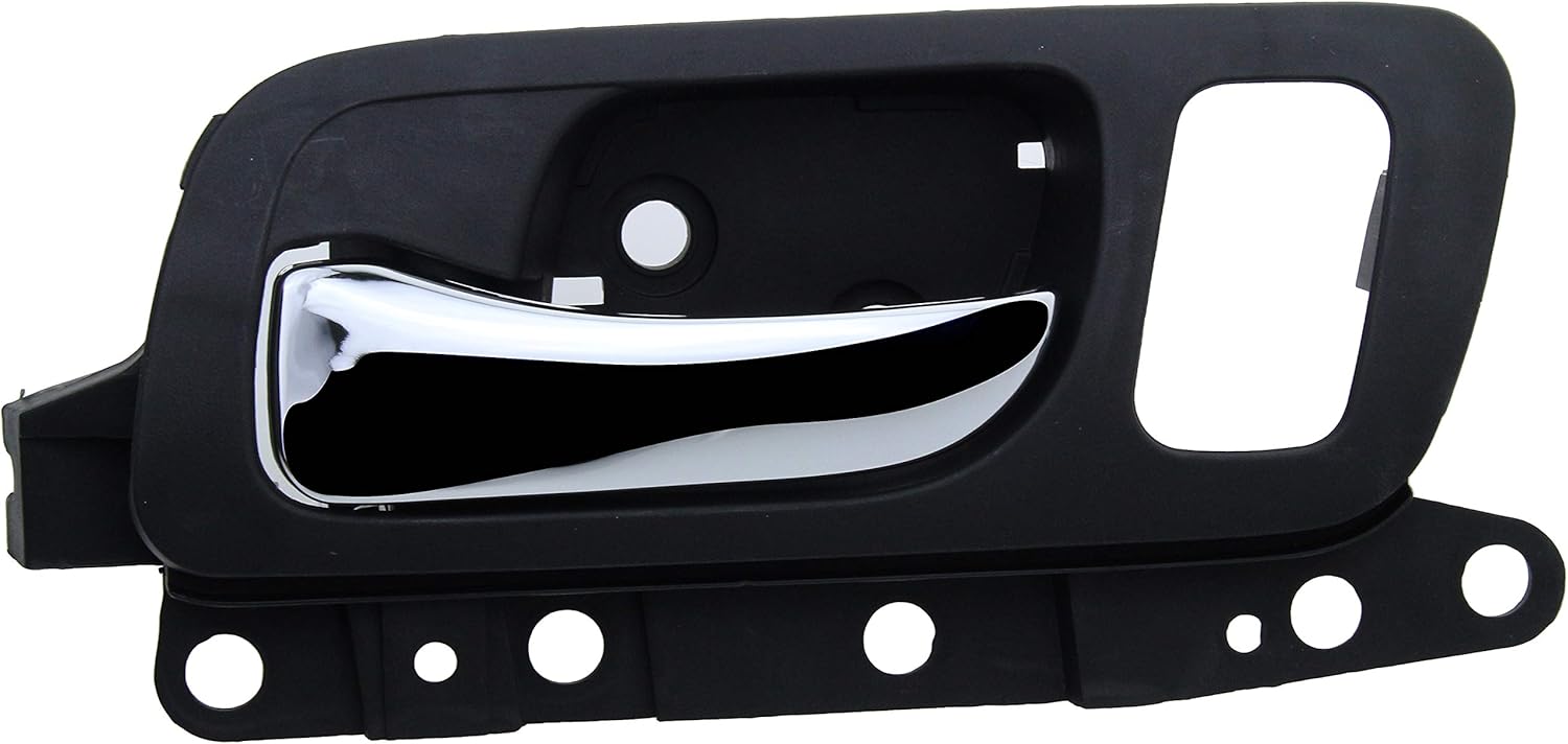 Dorman 96451 Front Driver Side Interior Door Handle Compatible with Select Acura Models, Black; Chrome