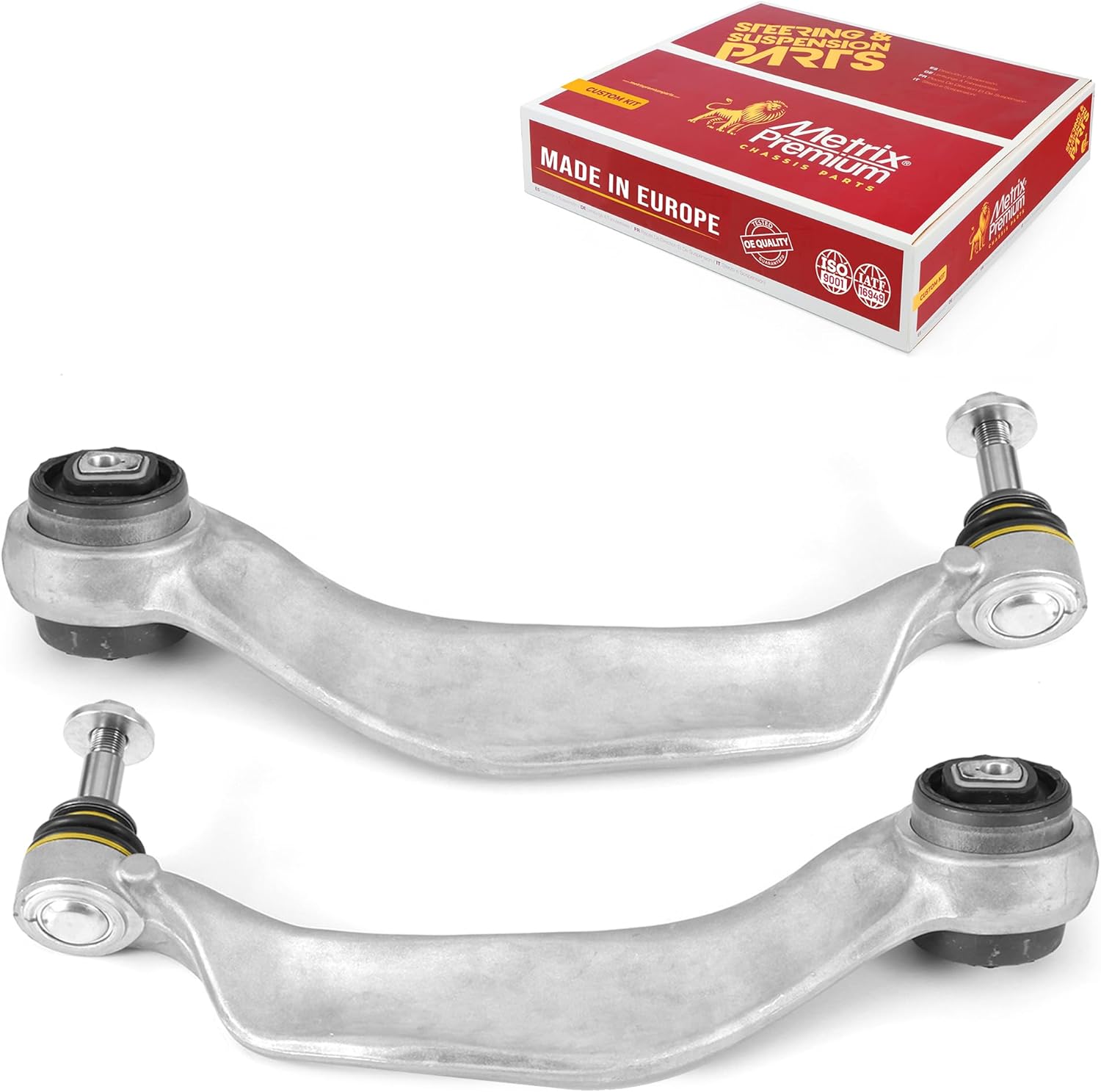Metrix Premium Chassis Parts - Front Left & Right Lower Forward Control Arm w Ball Joint & Bushing Assembly Kit Fits 13-15 BMW 750i, 750Li, 11-15 740i, 10-20 Rolls-Royce Ghost, RK641507, RK641508