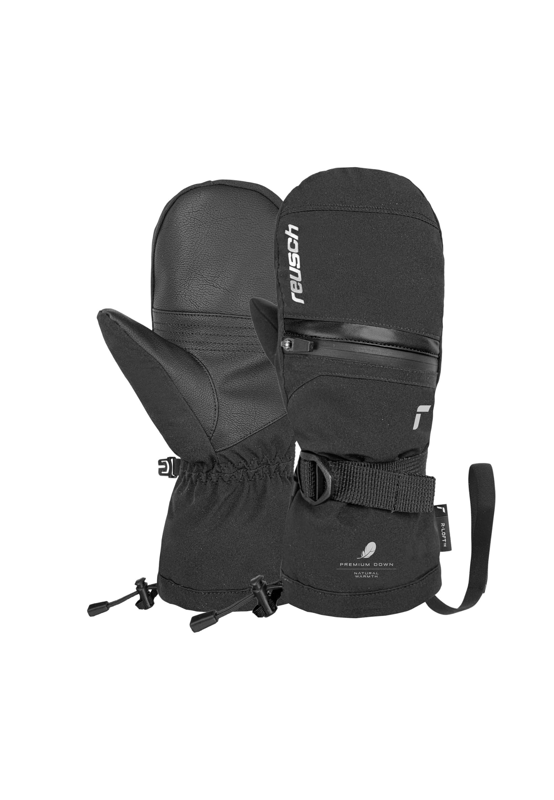 Reusch Manoplas de esquí para niños, Impermeables y Extra cálidas, con