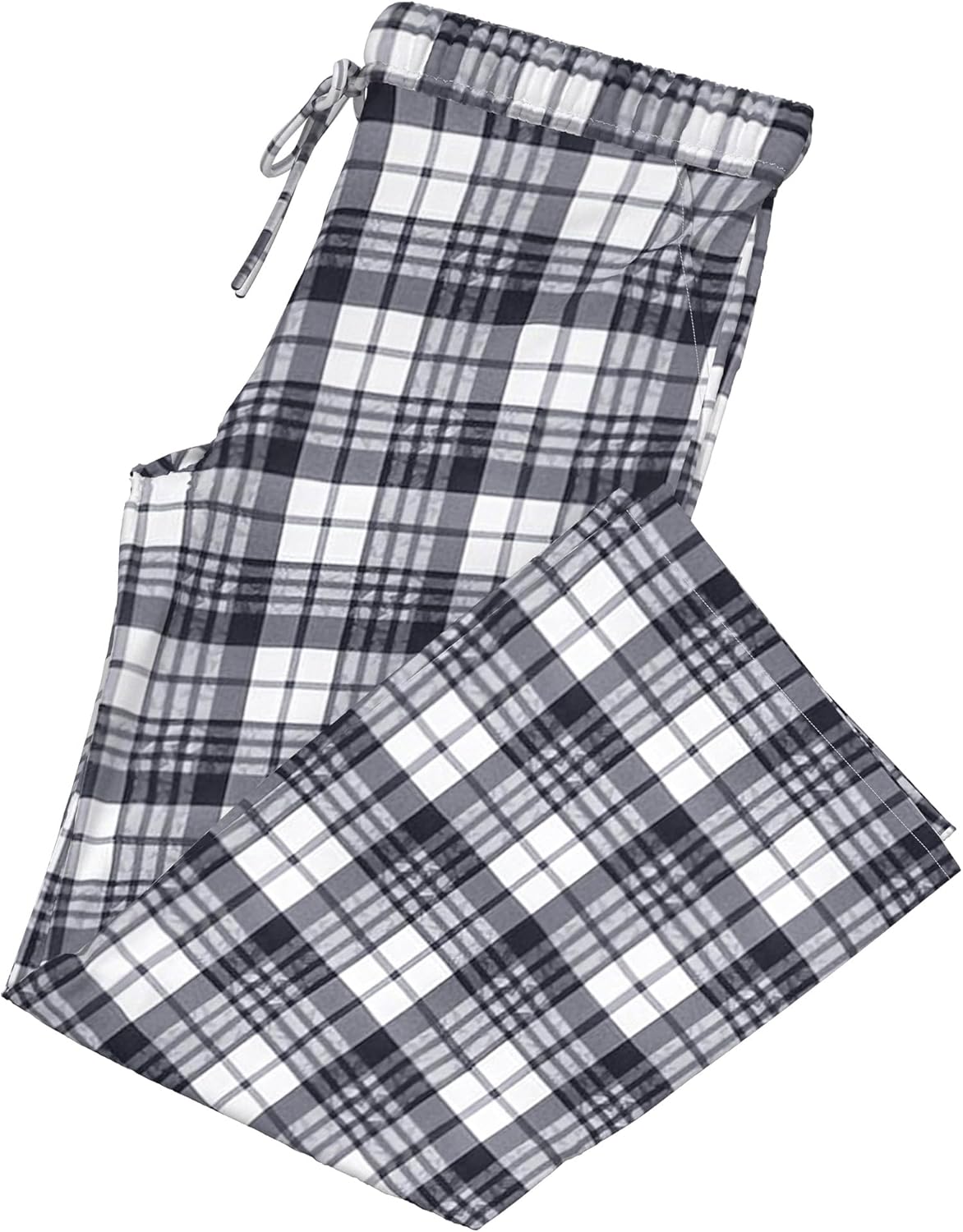 FLYCURVY Plus Size Women Pajama Pants Soft Long Sleep Lounge Pants Drawstring Star Floral Printed with Pocket L-5XL - Image 5