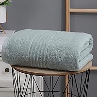Vista 4 de 6 Piece Bath Towel Set,100% Cotton Soft Towels for Bathroom,2 Large Bath Towels 2 Hand Towels 2 Washcloths,Towels Bathroom Sets (Sea Green)