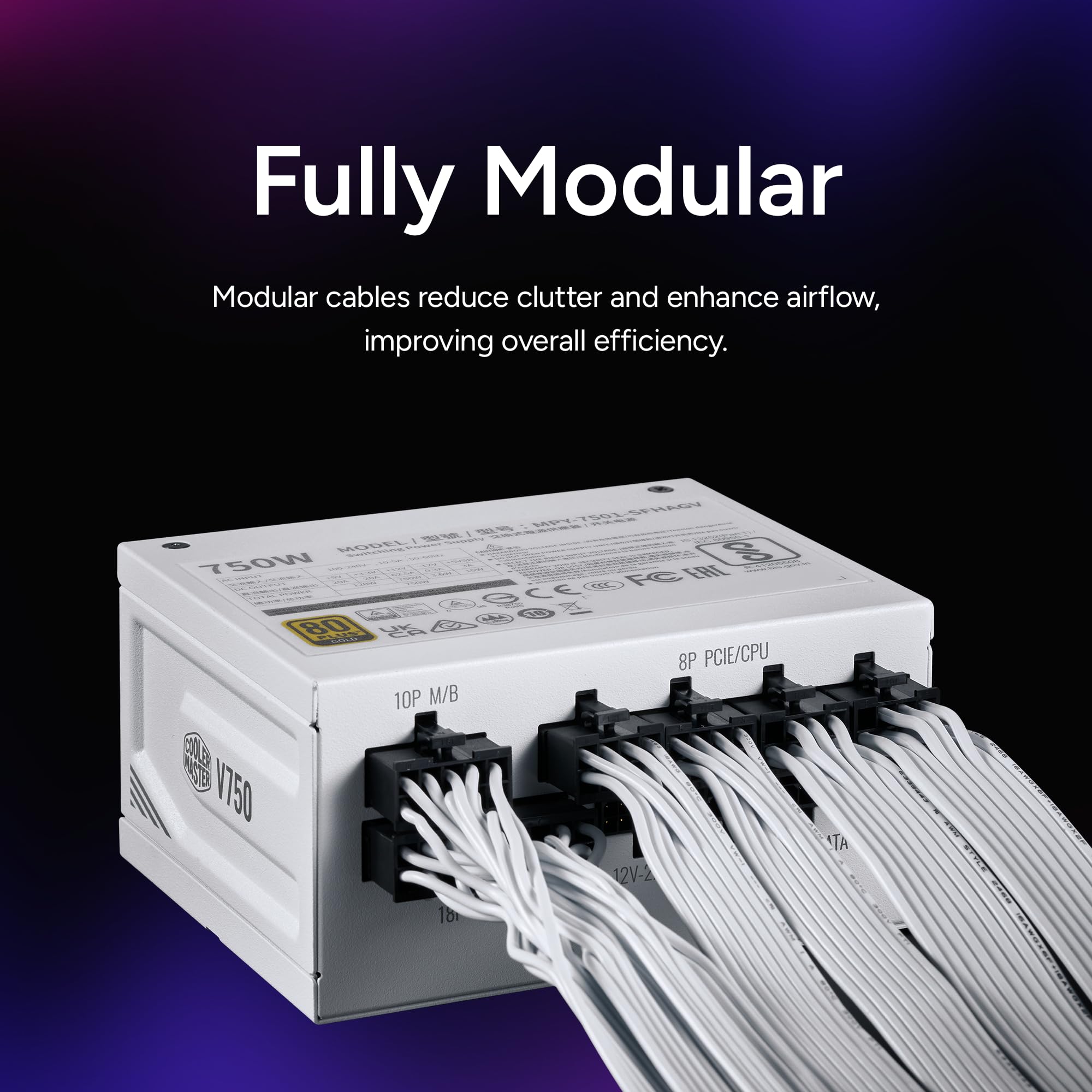 Cooler Master V750 SFX: ITX Power Supply - PCIe 5.1 Ready -11 Cooler Master V750 SFX: ITX Power Supply - PCIe 5.1 Ready -11