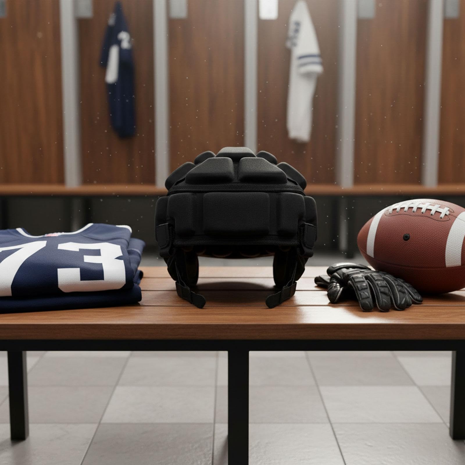 F Fityle Sport-Kopfschutz, Fußball-Kopfschutz, komfortabler Protektor, Rugby-Helmschale