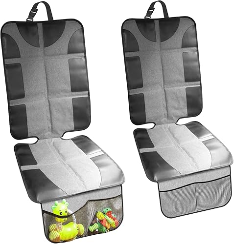 Etre Jeune Protector de asiento de automóvil para asiento de automóvil infantil, paquete de 2 fundas de asiento grandes para bebés, mascotas con