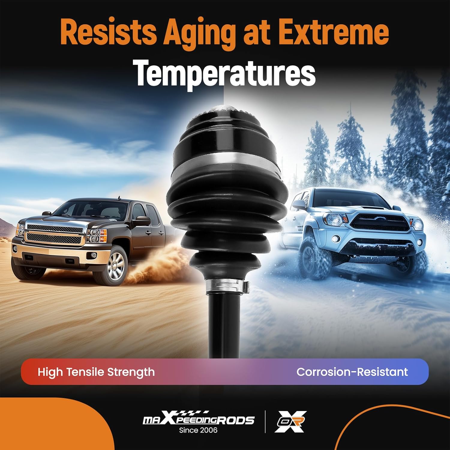 maXpeedingrods Front Left CV Axle Shaft Assembly for BMW 2011-2018 528i 535D 535i 550i 640i 650i Alpina B6 xDrive, Replace# 31607618681 31607593043