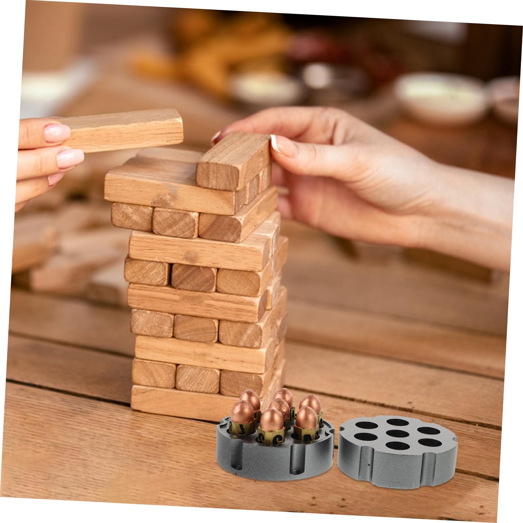 Spielwürfelset aus Kunstharz 1 Satz mit Würfelbasis für Rollenspiel | Große Zahlen, Leicht zu Spielen und Angenehm in Hand, für Tischspiele und Barunterhaltung
