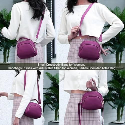Miniatura 2 de Bolsos cruzados pequeños para mujer, bolsos de mano con correa ajustable para mujer, bolso de hombro para mujer
