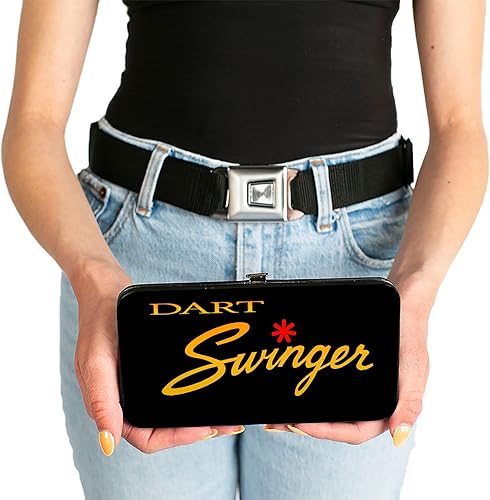 Miniatura 3 de Buckle-Down Buckle-Down Hinge unisex para adultos, Dodge Dart Swinger Script negrorojoamarillo-fade billetera, multicolor, 7 x 4 de EE. UU, Varios