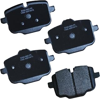 Bendix Premium SBM1469 Semi-Metallic Rear Brake Pads for Select Models BMW 535i, 540i, 540i xDrive, 550i, 550i 640i, 640i Gran Coupe, xDrive 650i, 650i Alpina B6 M2, M3, M4, M5, M6, M6 X3, X4