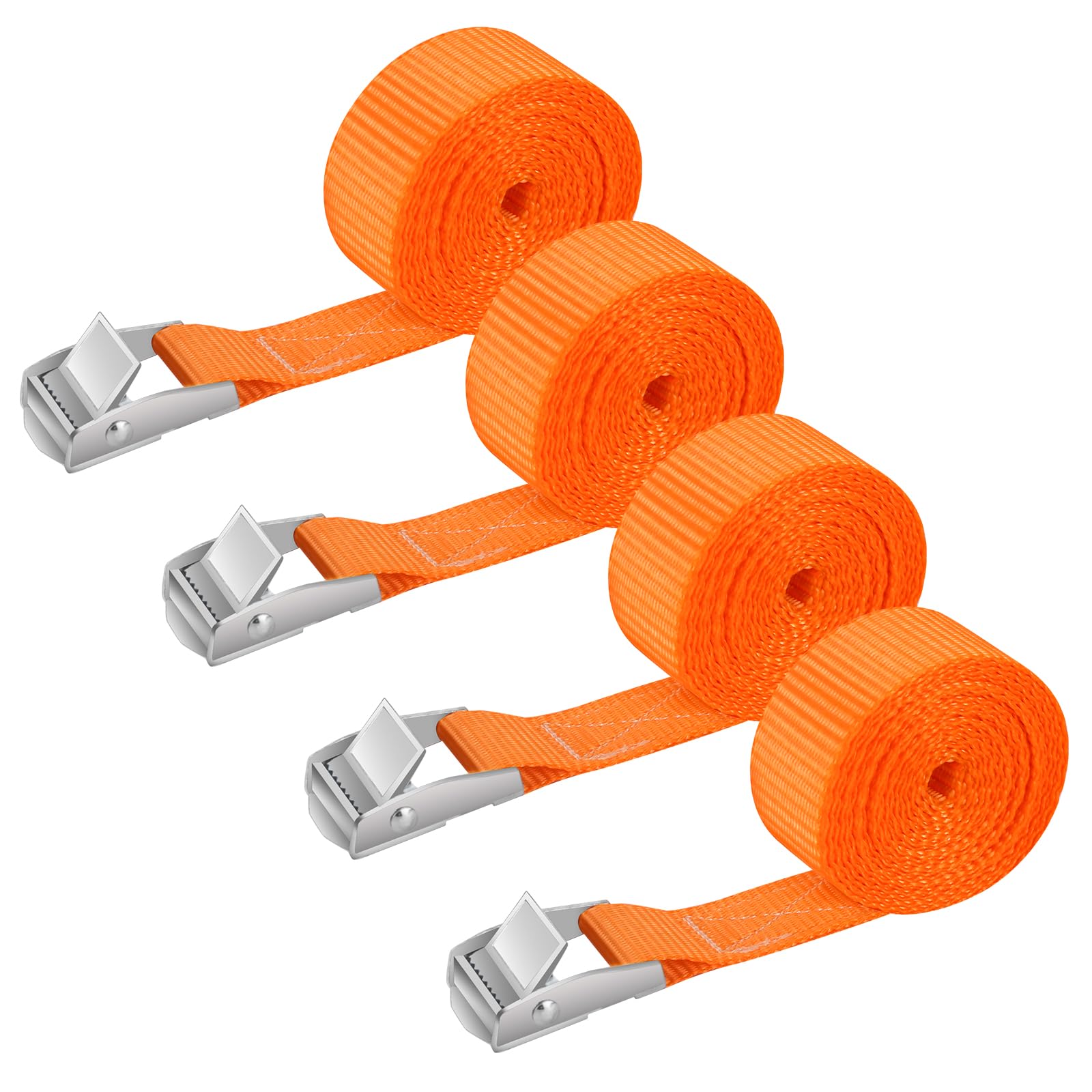 Spanbanden zwart 20 mm met klemsluiting 100 stuks