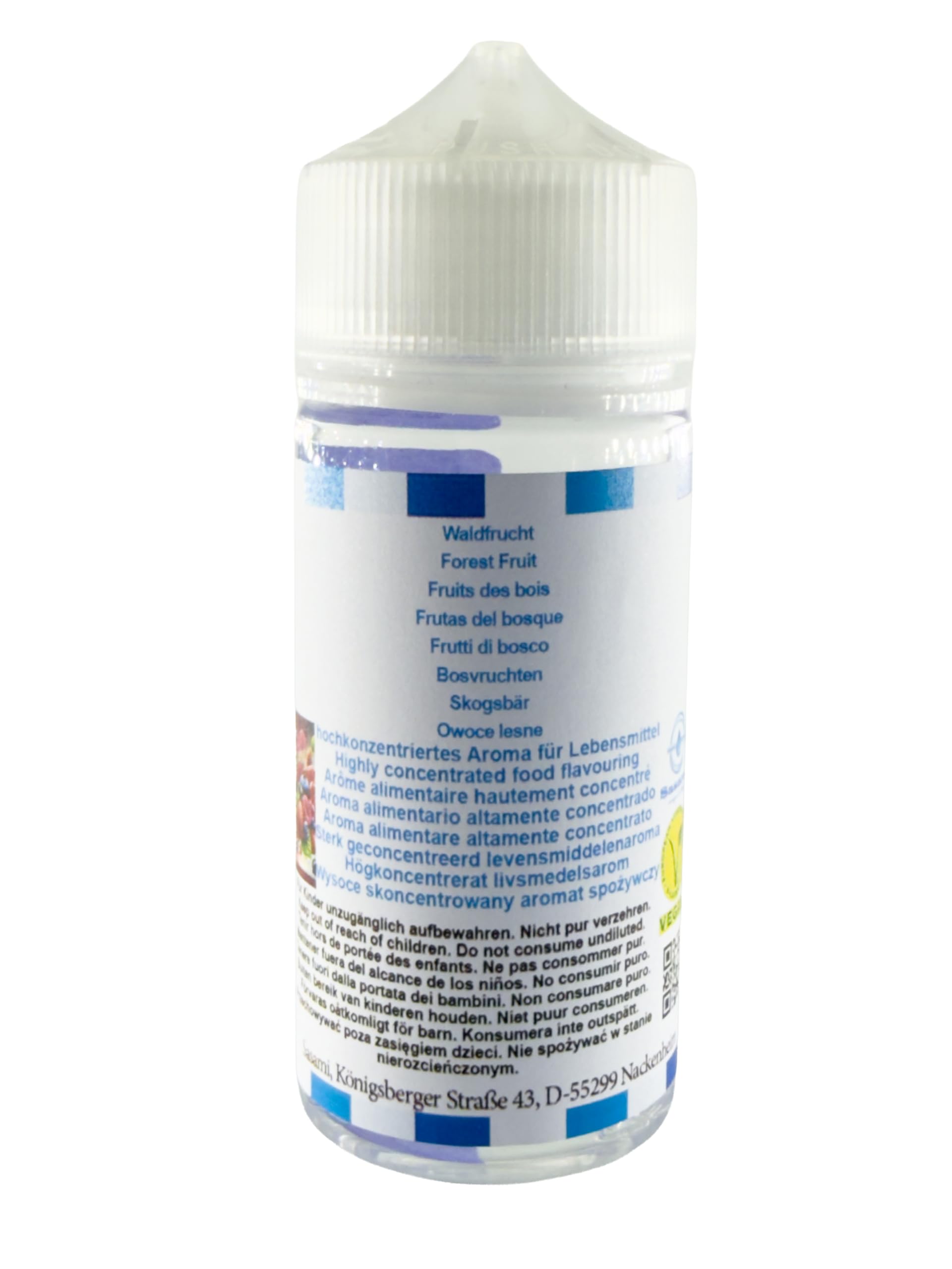 Frutti di bosco aroma concentrato - vegano - Sasami - 100ml