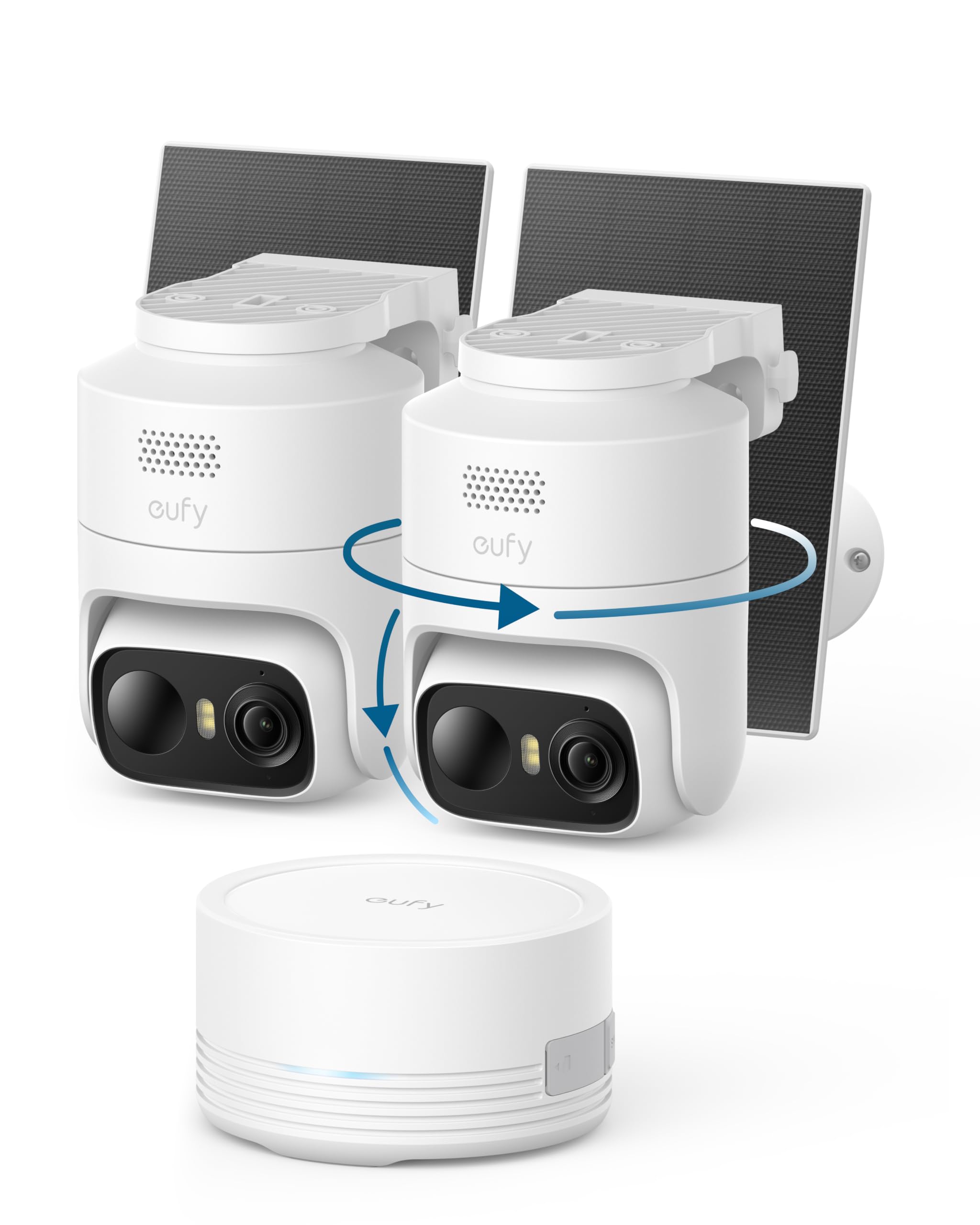eufy eufyCam C37 2-Cam Kit 防犯カメラ Amazon.com : eufy Security eufyCam C37 2-Cam Kit, 360° Pan&Tilt