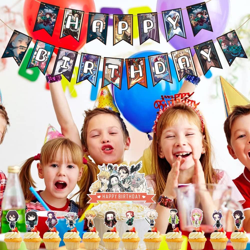 The Birthday Party Supplies, The Movie Theme Birthday Party Decorations, Includes