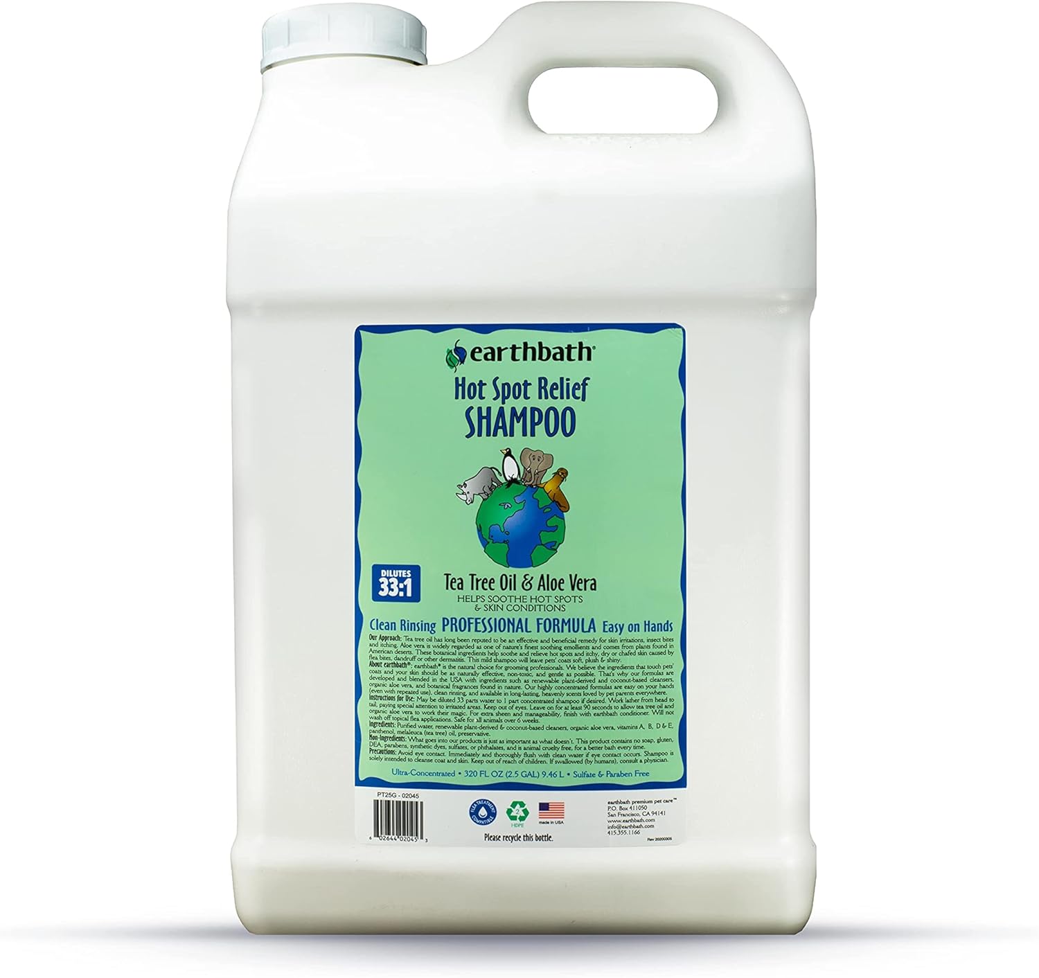 earthbath tea tree and aloe shampoo