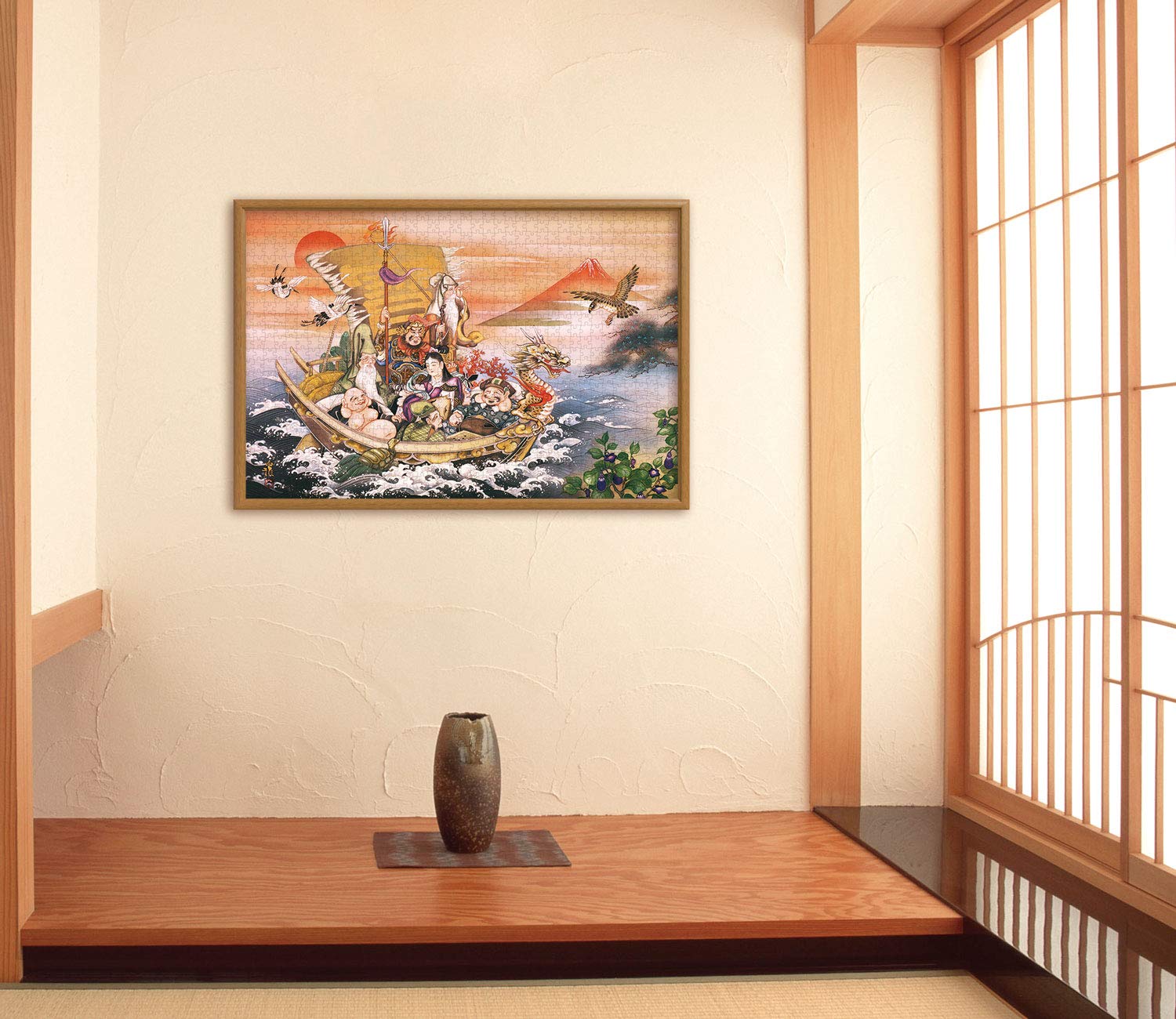 竹内白雅 「至福の夢」 1000pcs+フレーム付き[廃盤商品] ジグソーパズル 竹内白雅 「至福の夢」 1000pcs+フレーム付き[廃盤商品