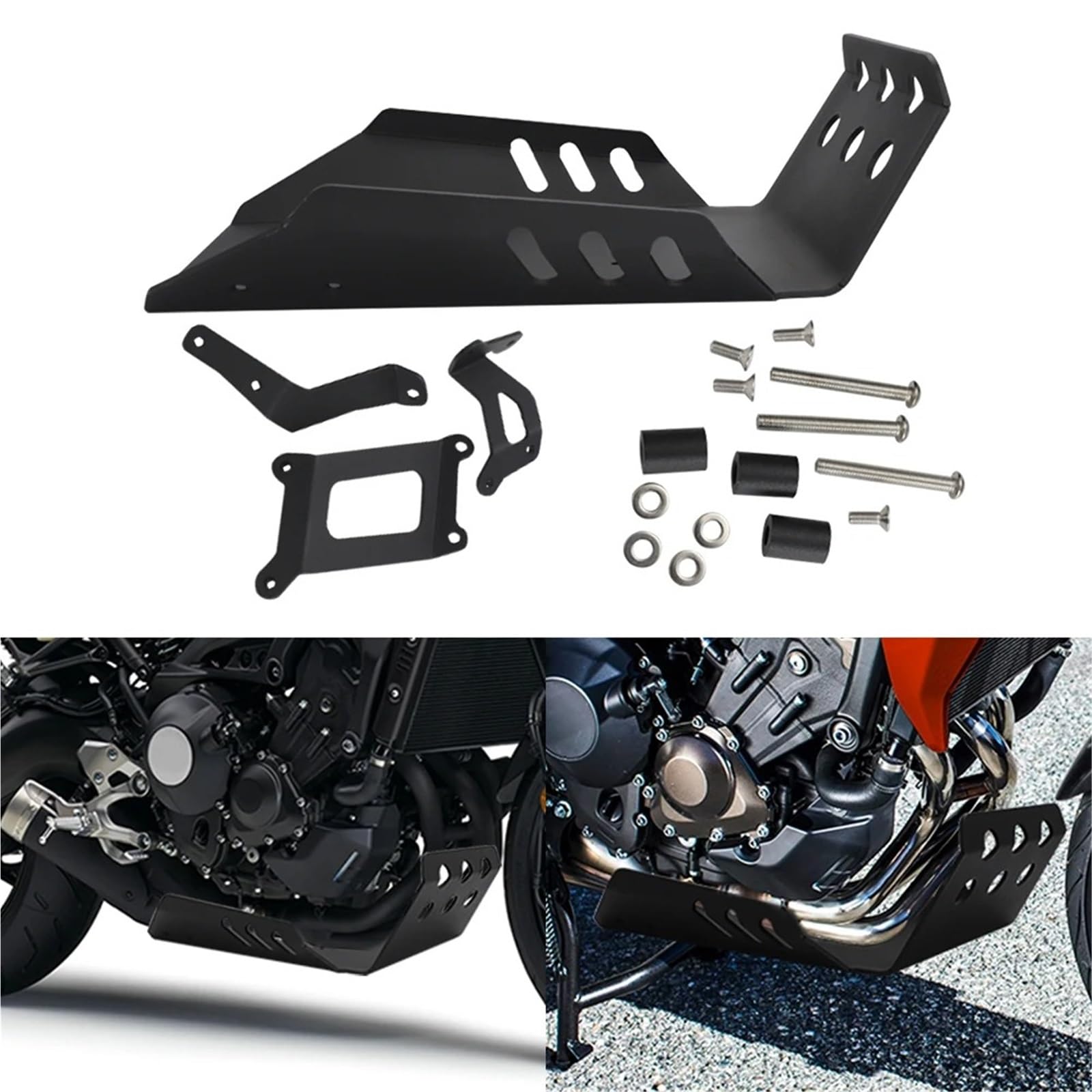 Paramotore Sottomotore Per MT-09 MT09 Per Tracer 900/GT 2016-2021 Accessori Per Moto Tracer Protezione Motore Copertura Protettiva Telaio Piastra Paramotore