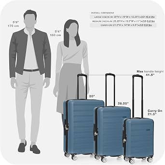 Traveler's Choice Snowcreek Hardside Expandable Spinner Luggage