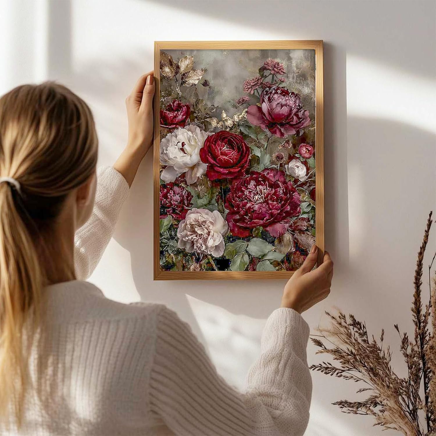 Floral Diamond Art Kits for Adults, Diamond Painting Kits for Beginner DIY image 2