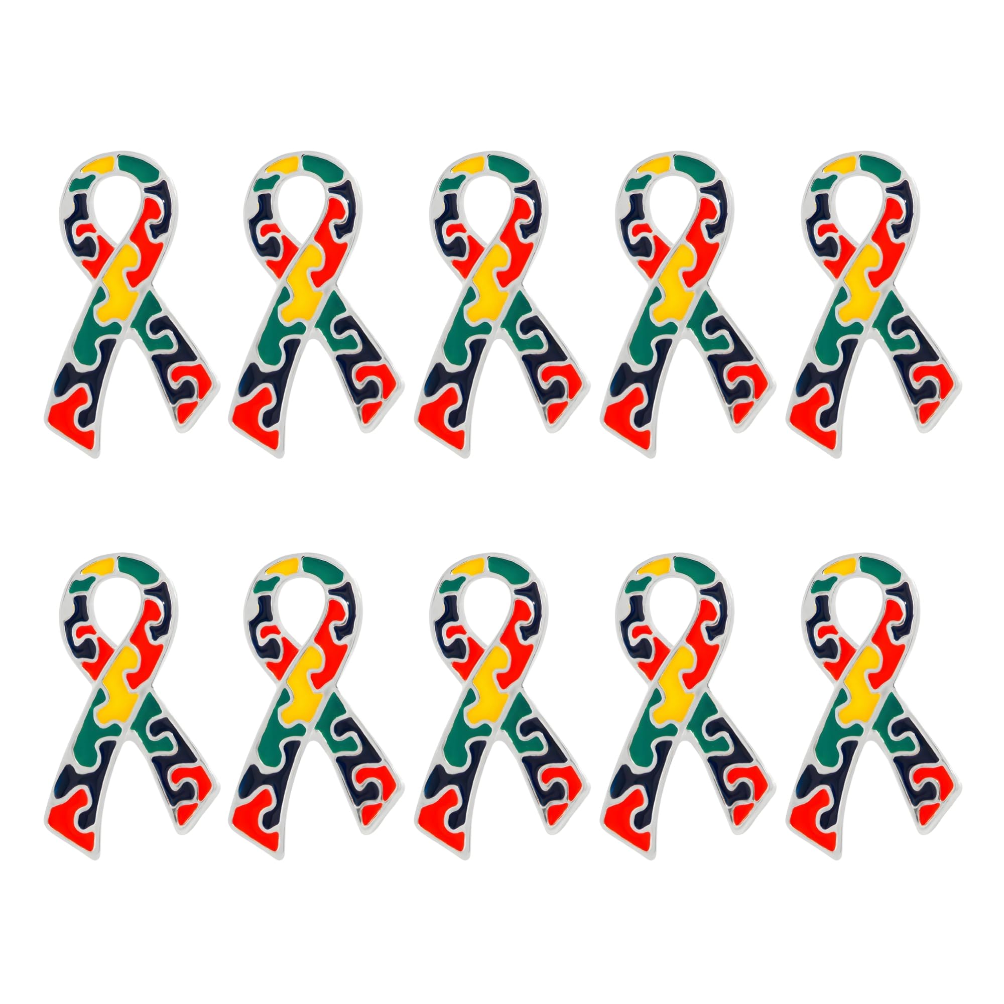 Ribbon Pins 1/5/25/100 for Cancer &amp; Disease Awareness - Various Causes - Bulk Quantities Available for Support Groups and Fundraising