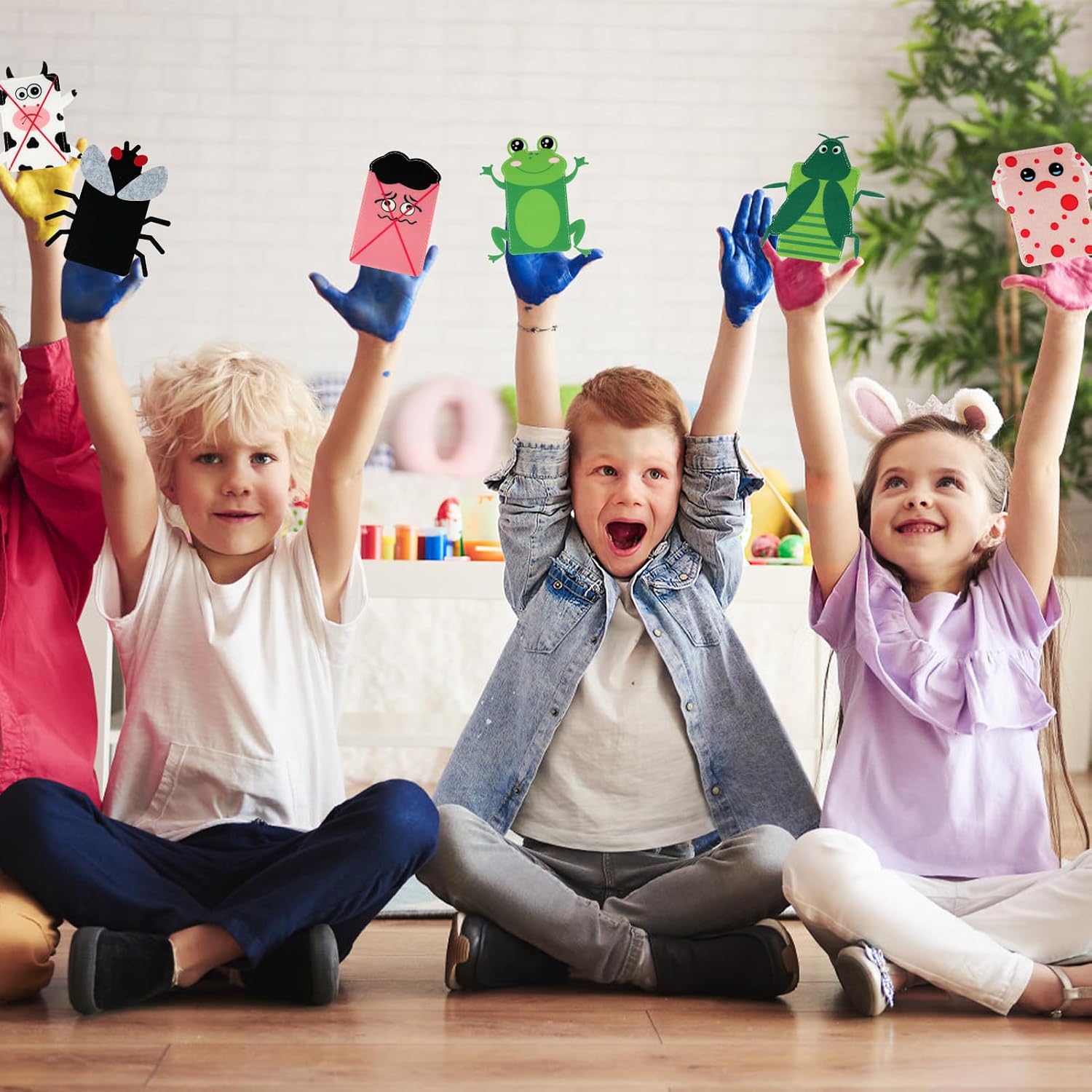 20 Pcs Passover Hand Plagues Puppet Kit Including 2 Set 10 Type Ten Plagues Hand Puppets Ten Plagues Gift for Education