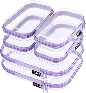 YQBRAO Estuche rígido transparente con cremal...