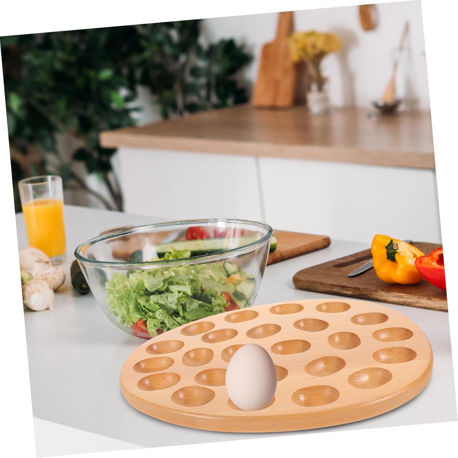 MAGICLULU Deviled Egg Tray Multi Compartment Egg Dish for Serving Storage Design for Deviled Eggs Desserts and More Versatile Kitchen Serveware