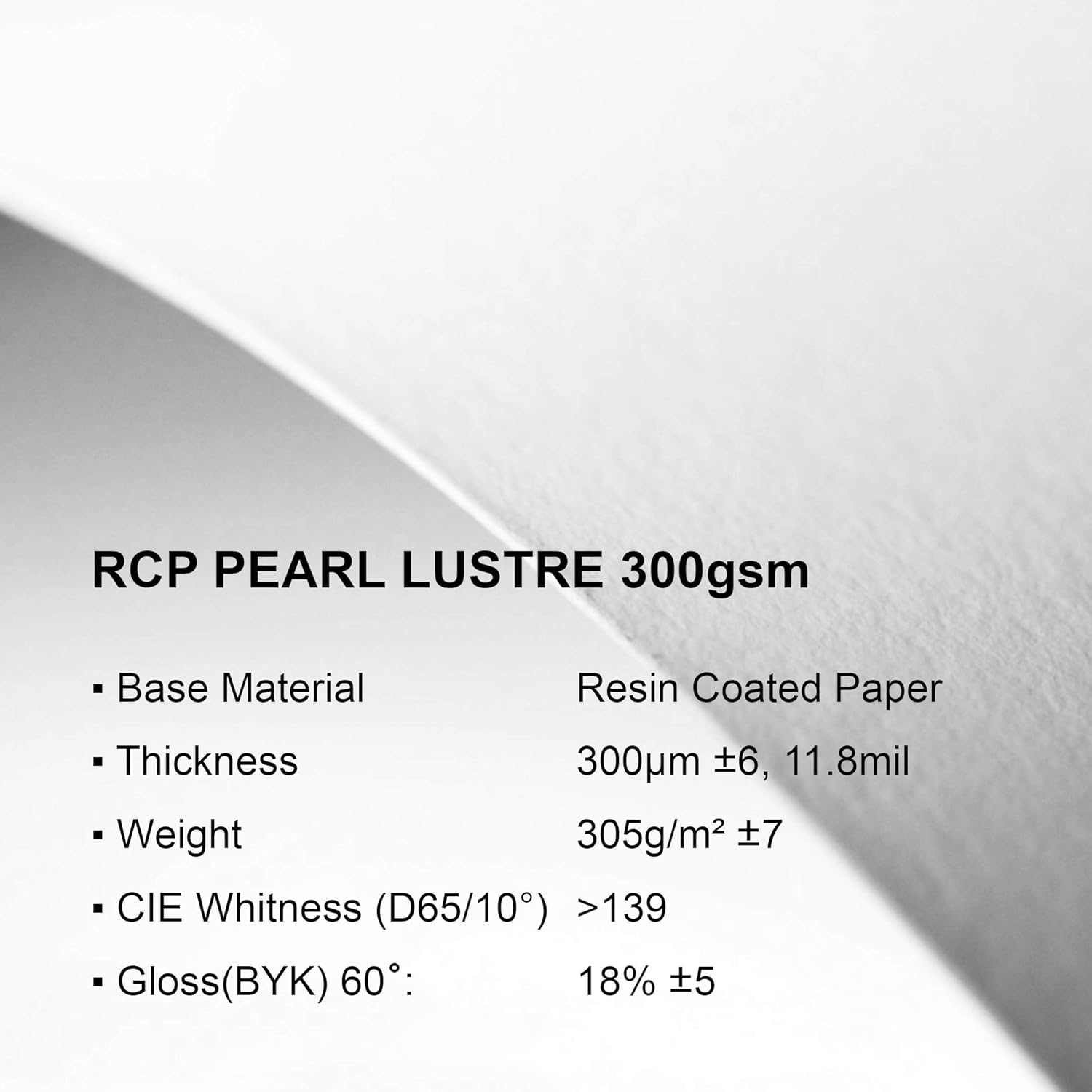 DURICO RCP Pearl Lustre 300gsm Digital Inkjet Photo Paper (8.5-X-11-inch/ 50 sheets)