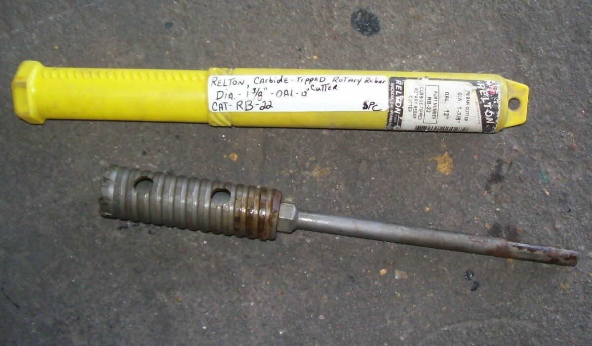 RELTON RB22 Rotary Rebar Cutter Straight Shank Com Rebar Cutters