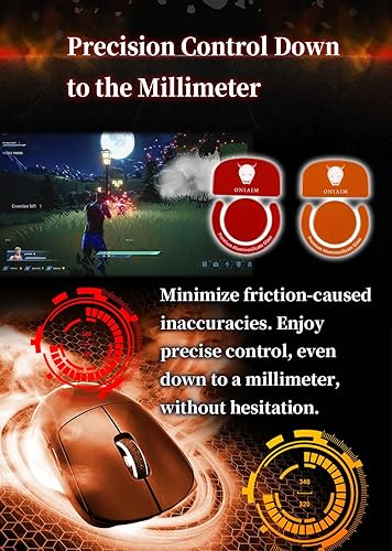 Miniatura 4 de OniAim Ultra-Thin 0.55mm Glass Gaming Mouse Skates for Logitech G Pro X Superlight Mouse Feet - Exceptionally Smooth Glide with Rounded Edges with