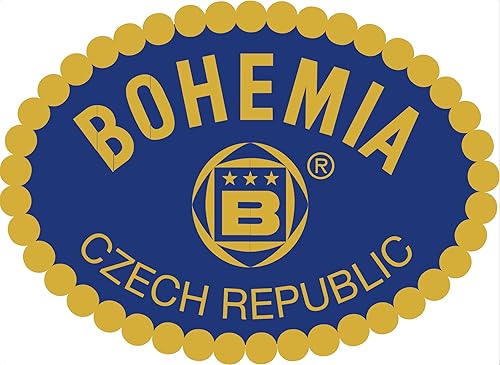 Miniatura 2 de Czech Cristal bohemio de 13 onzas  128fl oz Juego de 6 vasos sin tallo vino coñac whisky jugo agua diseño óptico elegante cumpleaños boda