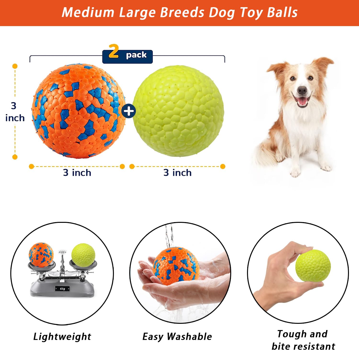 Pelotas Para Perros Interactivas Pelota Indestructible Para Perros