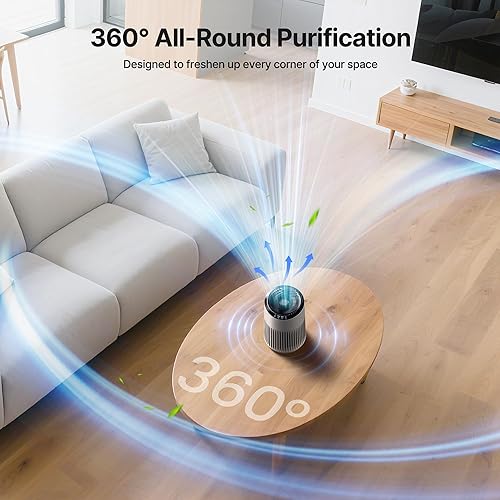 Miniatura 3 de Purificadores de aire para dormitorio y hogar, purificador de aire para olores de humo con esponja de fragancia, purificador de aire pequeño con