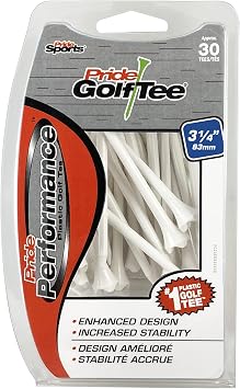 Pride Performance 3-1/4" Golf Tee, 30 Count