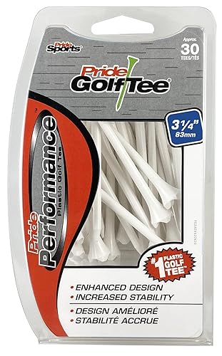 Pride Performance 3-1/4" Golf Tee, 30 Count