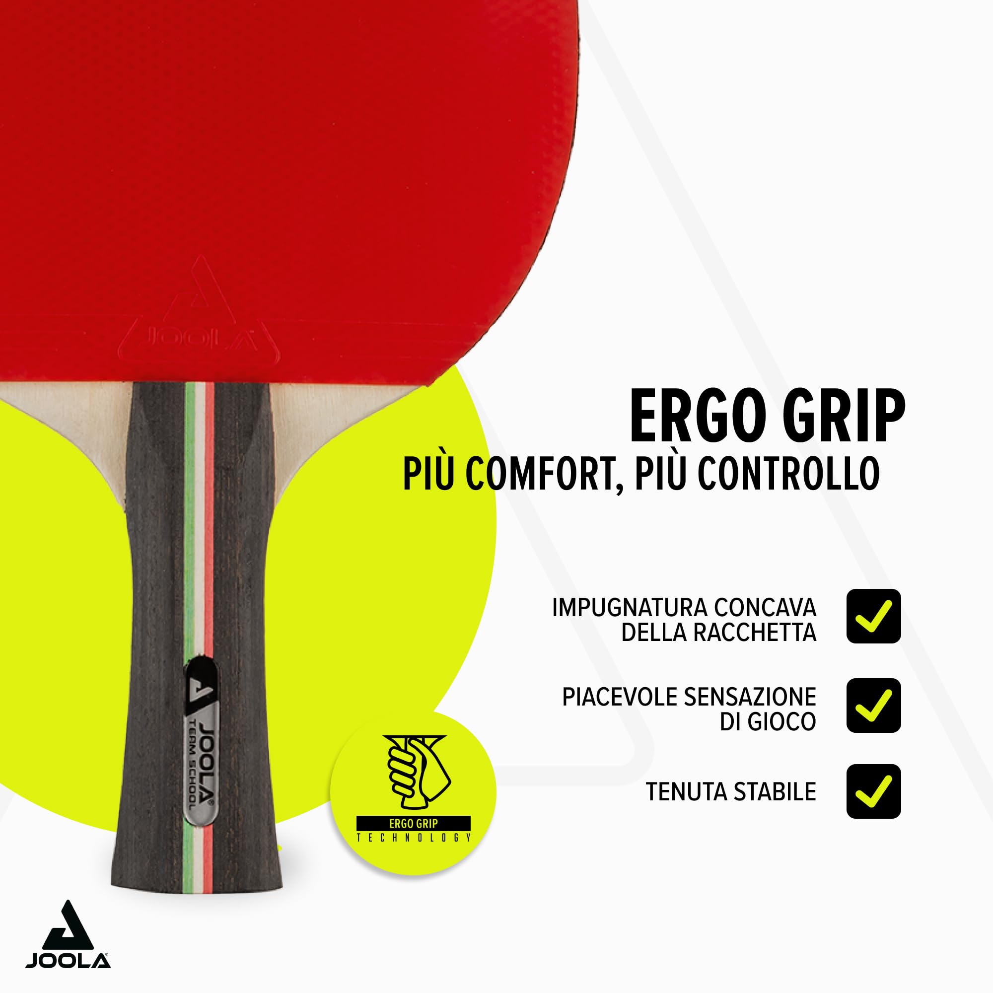 JOOLA Set di Racchette da Ping Pong TEAM SCHOOL