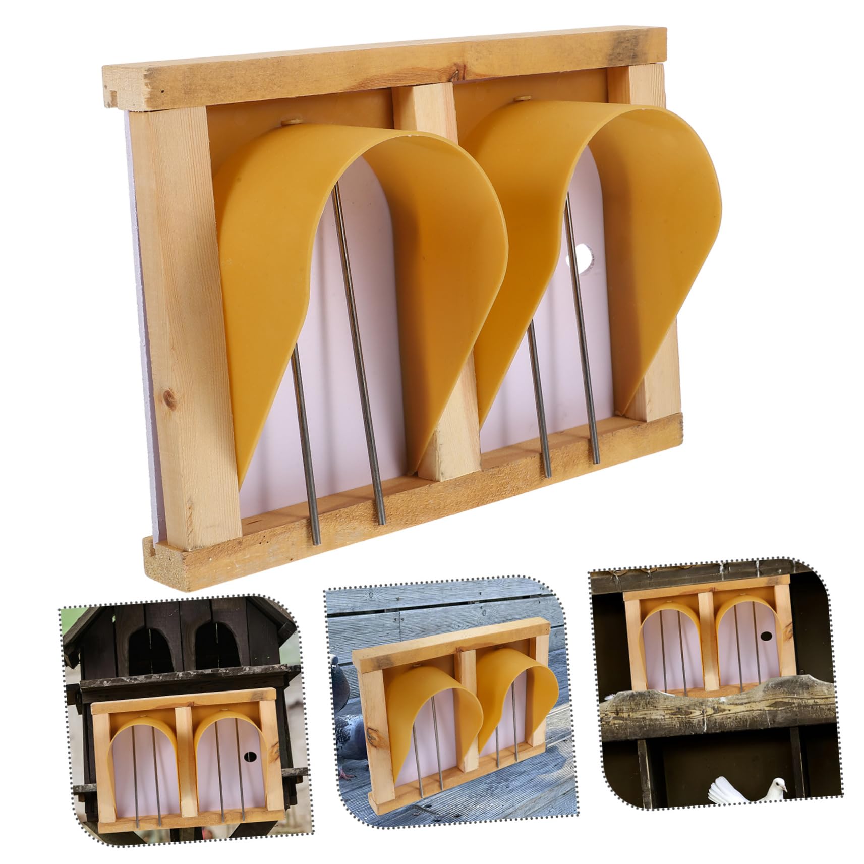 YARNOW Porte De Nichoir pour Pigeons Voyageurs - Entrée Large Accessoire pour Oiseaux De Compagnie Design Européen