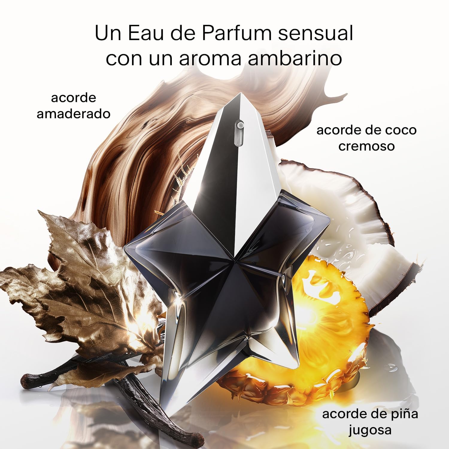 MUGLER Angel Fantasm, Eau de Parfum, Perfume de Mujer, Fragancia Gourmand Afrutada con Notas Ambarinas, Vivaz y Sensual, Recargable