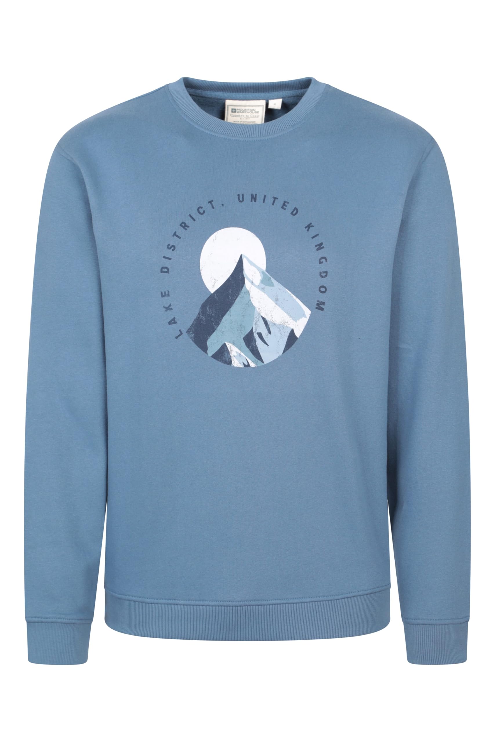 Mountain Warehouse Men's Blue Lake District Sweatshirt Xl